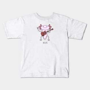 Axolotl/Axe-lotl Kids T-Shirt